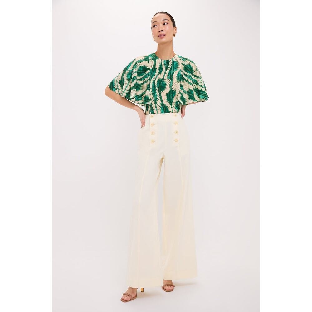 ULLA JOHNSON Cowrie Yalena Pant Size 6 NWT Retail $490 Tuckernuck - Picture 4 of 7